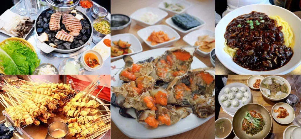 Myeongdong Food Recommendations BBQ, Dumplings, Sauce Crab, Fried Noodles